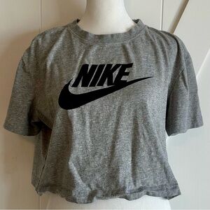 Nike Women's Gray Crop Top